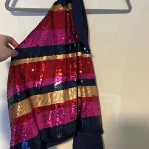 NWT Trina Turk sparkly halter top
